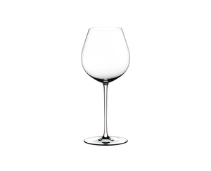 RIEDEL Fatto A Mano Alte Welt Pinot Noir Weiß R.Q. auf weißem Hintergrund