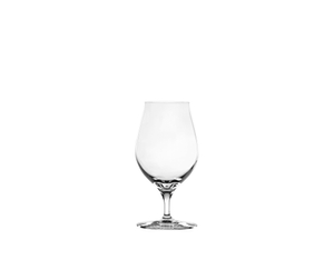 SPIEGELAU Carft Beer Glasses Barrel Aged Beer filled with a drink on a white background