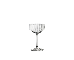 SPIEGELAU Lifestyle Coupette filled with a drink on a white background