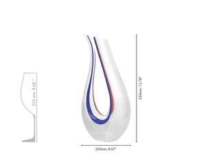 RIEDEL Amadeo Decanter ed. Países Bajos - Rojo / Blanco / Azul 