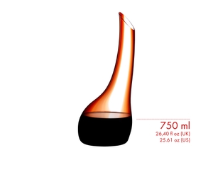 Sample packaging of a RIEDEL Cornetto Confetti Decanter Red single pack.