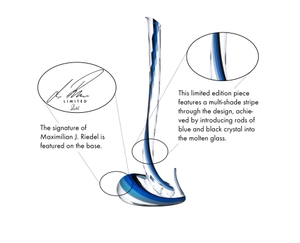 RIEDEL Cobra Magnum Decanter - Blue / Black 