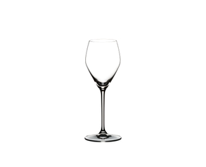 RIEDEL Heart To Heart Champagne Glass filled with Champagne on white background