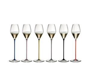 RIEDEL High Performance Bicchiere Champagne Nero in gruppo