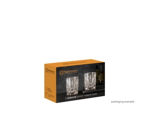 NACHTMANN Noblesse Whisky Tumbler taupe in the packaging
