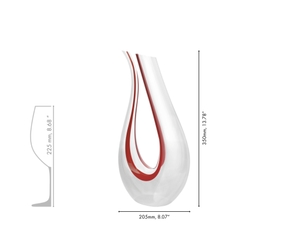 RIEDEL Amadeo Dekanter Österreich Edition - Rot/Weiss/Rot 