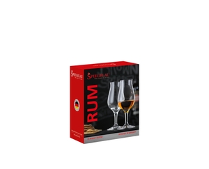 Two SPIEGELAU Special Glasses Whisky Snifter filled with Whisky on a light wooden table