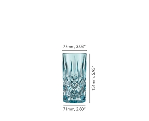 NACHTMANN Noblesse Long Drink Glass - aqua 