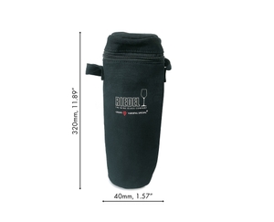 Top view of the closed RIEDEL Bottle Bag on a white background.
