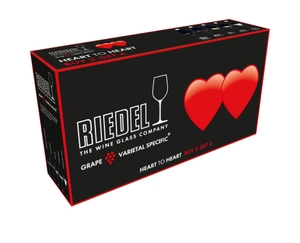 RIEDEL Heart To Heart Riesling in the packaging