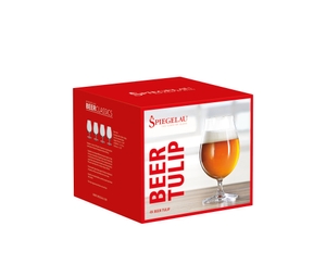 SPIEGELAU Beer Classics Biertulpe 4er-Set in der Verpackung