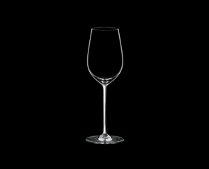 RIEDEL Fatto A Mano Riesling/Zinfandel White on a black background