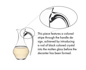 RIEDEL Fatto A Mano Cabernet Decanter - black 