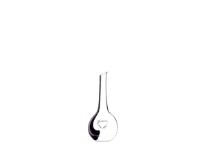 RIEDEL Decanter Black Tie Bliss Pink R.Q. on a white background