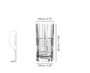 NACHTMANN Square Vase - 28cm | 11.063in 