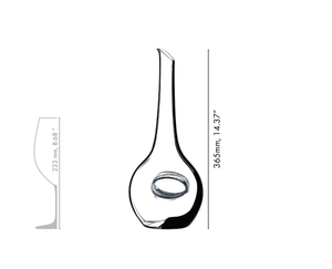 RIEDEL Black Tie Occhio Nero Decanter a11y.alt.product.dimensions