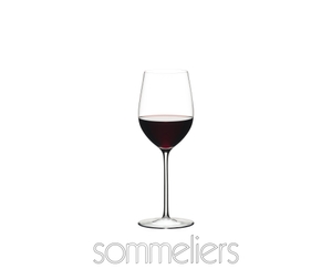 RIEDEL Sommeliers Mature Bordeaux/Chablis/Chardonnay con bebida en un fondo blanco