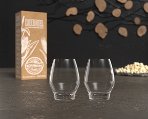 All American Bourbon Glass in use