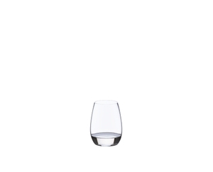 RIEDEL O Wine Tumbler Spirituosen gefüllt mit einem Getränk auf weißem Hintergrund