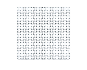 NACHTMANN Bossa Nova Platte quadratisch auf weißem Hintergrund