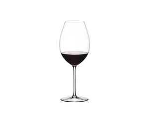RIEDEL Sommeliers Tinto Reserva filled with a drink on a white background