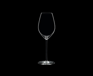 RIEDEL Fatto A Mano Champagne Wine Glass Black on a black background
