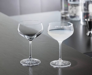 SPIEGELAU Perfect Serve Coupette Glass in use