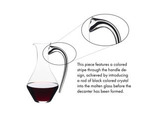 RIEDEL Fatto A Mano Cabernet Magnum Decanter - black 