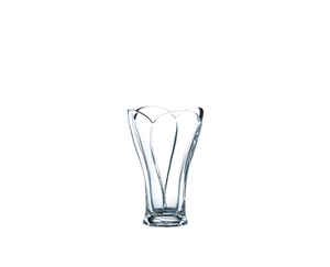 NACHTMANN Calypso Vase - 24cm | 6.063in filled with a drink on a white background