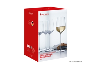 SPIEGELAU Willsberger Anniversary White Wine Glass in the packaging