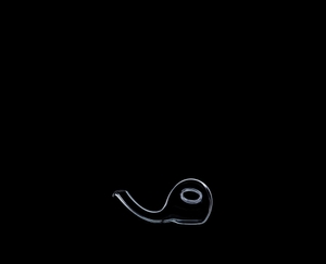 RIEDEL Dekanter Escargot R.Q. auf schwarzem Hintergrund