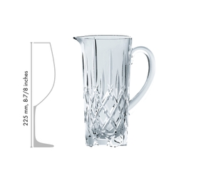 NACHTMANN Noblesse Pitcher filled with a drink on a white background