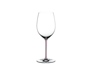 RIEDEL Fatto A Mano R.Q. Cabernet Pink on a white background