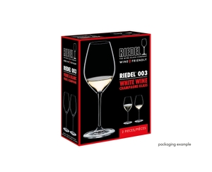 RIEDEL Wine Friendly White Wine / Champagne Wine Glass in the packaging