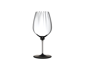 RIEDEL Fatto A Mano Performance Cabernet Black Base on a white background
