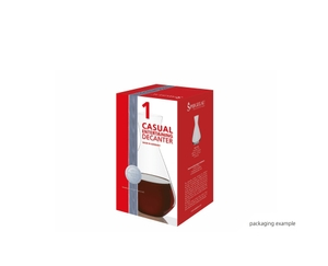 SPIEGELAU Casual Entertaining Decanter in the packaging