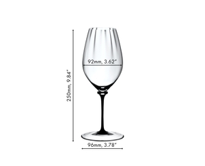 RIEDEL Fatto A Mano Performance Riesling - black stem a11y.alt.product.dimensions