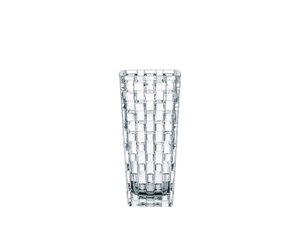 NACHTMANN Bossa Nova Vase - 28cm | 11in filled with a drink on a white background