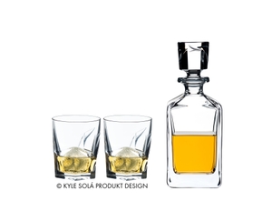 Details about  / Riedel Louis Whisky Tumbler and Decanter Set Includes 2 Tumblers and 1 Decanter
