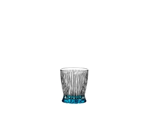 RIEDEL Tumbler Collection Fire Whisky Baby Blue on a white background
