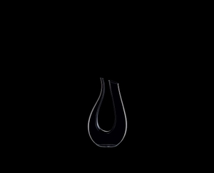 RIEDEL Decanter Black Tie Amadeo R.Q. on a black background