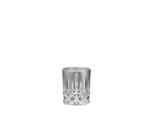 RIEDEL Laudon Tumbler - Silber gefüllt mit einem Getränk auf weißem Hintergrund
