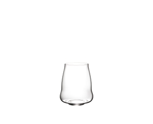 SL RIEDEL Stemless Wings Pinot Noir / Nebbiolo on a white background