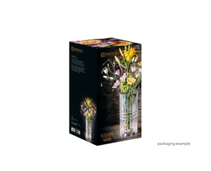 NACHTMANN Square Vase - 28cm | 11.063in in the packaging