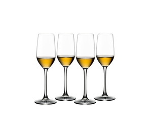RIEDEL Tequila Set filled with a drink on a white background