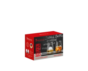 SPIEGELAU Single Barrel Bourbon Whisky Set in the packaging