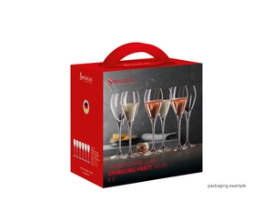 Special Glasses Champagne Sparkling Party - 160 ml dans l'emballage