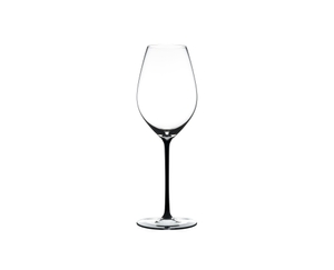 RIEDEL Fatto A Mano Champagne Wine Glass Black on a white background