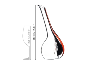 RIEDEL Decanter Black Tie Touch Red a11y.alt.product.dimensions