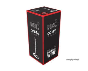 RIEDEL Cobra Magnum Decanter - rosso/rosa nella confezione